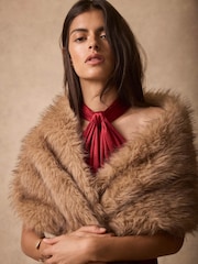 Mint Velvet Faux Fur Scarf - Image 1 of 3