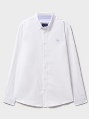 Crew Clothing White Classic Fit 100% Cotton Oxford Shirt - Image 5 of 5