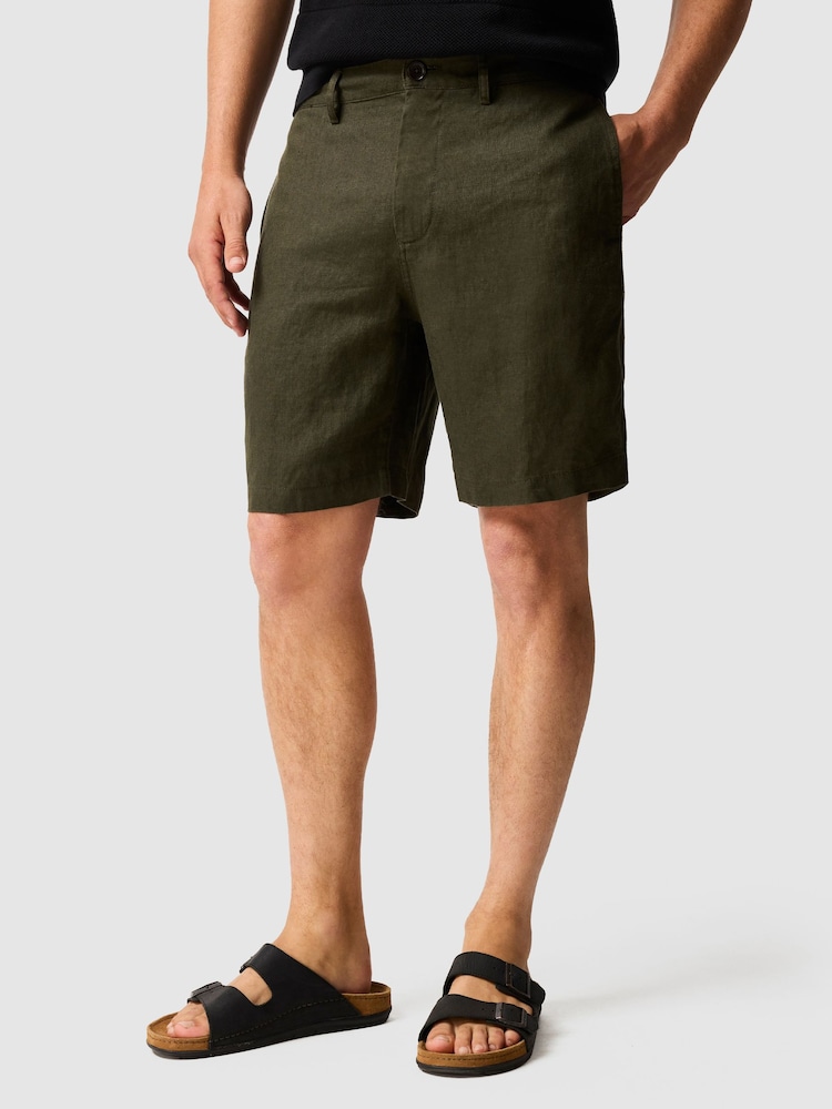 Rodd & Gunn Green Longbeach Shorts - Image 1 of 5