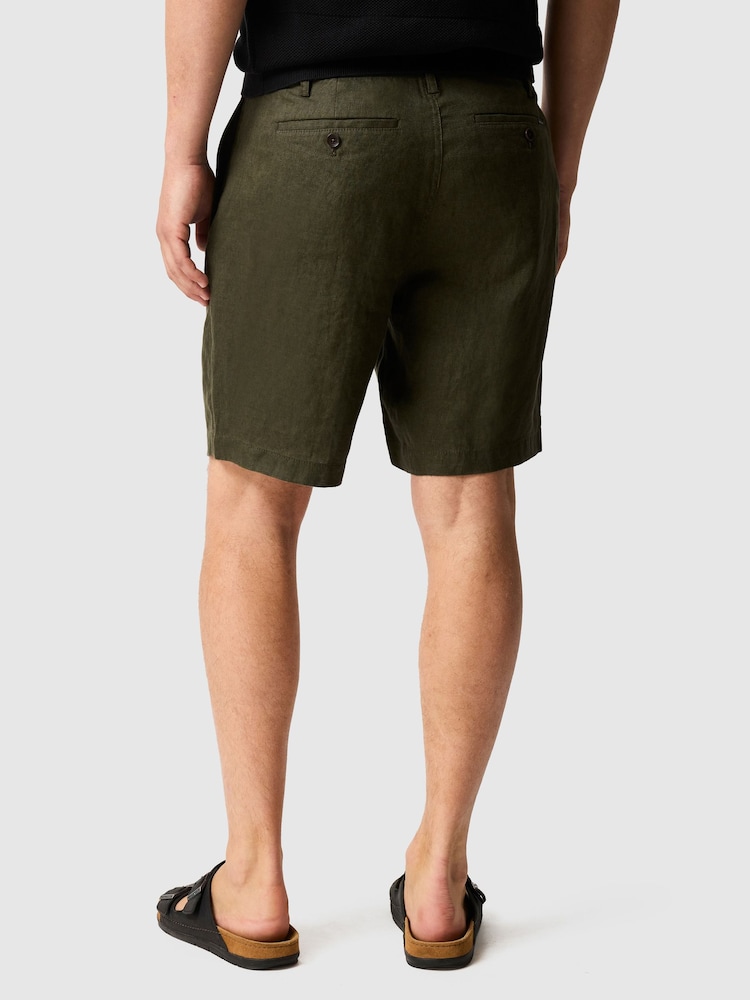 Rodd & Gunn Green Longbeach Shorts - Image 2 of 5