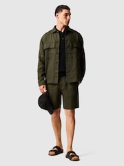 Rodd & Gunn Green Longbeach Shorts - Image 3 of 5