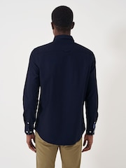 Crew Clothing Blue Slim Fit 100% Cotton Oxford Shirt - Image 2 of 5