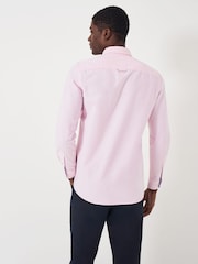 Crew Clothing Pink Slim Fit 100% Cotton Oxford Shirt - Image 2 of 5
