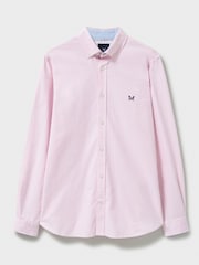 Crew Clothing Pink Slim Fit 100% Cotton Oxford Shirt - Image 5 of 5