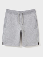 Grijs - Crew Clothing sweatshorts met gekruiste roeispanen - Image 4 of 4