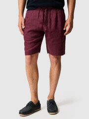Rodd & Gunn Red Linen 9" Resort Shorts - Image 1 of 4