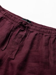 Rodd & Gunn Red Linen 9" Resort Shorts - Image 6 of 6