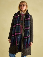 Joules Langtree Navy Scarf - Image 2 of 5