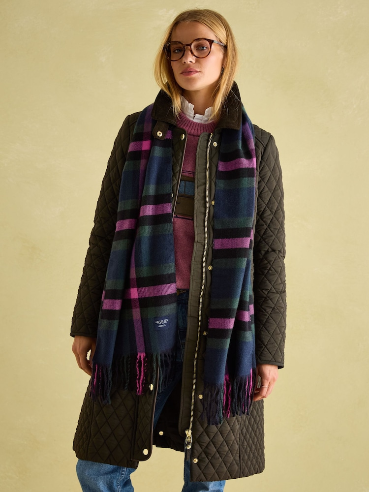 Joules Langtree Navy Scarf - Image 2 of 5