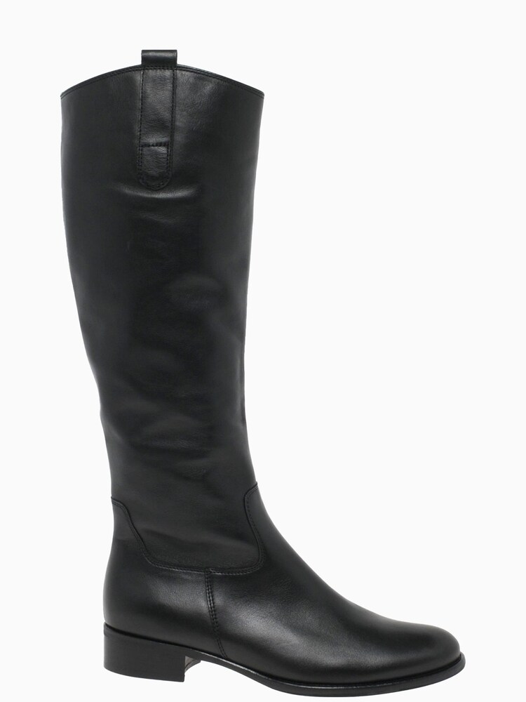 Gabor Brook Black Leather Knee Length Fashion Boots - Image 1 of 5