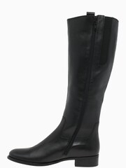 Gabor Brook Black Leather Knee Length Fashion Boots - Image 3 of 5