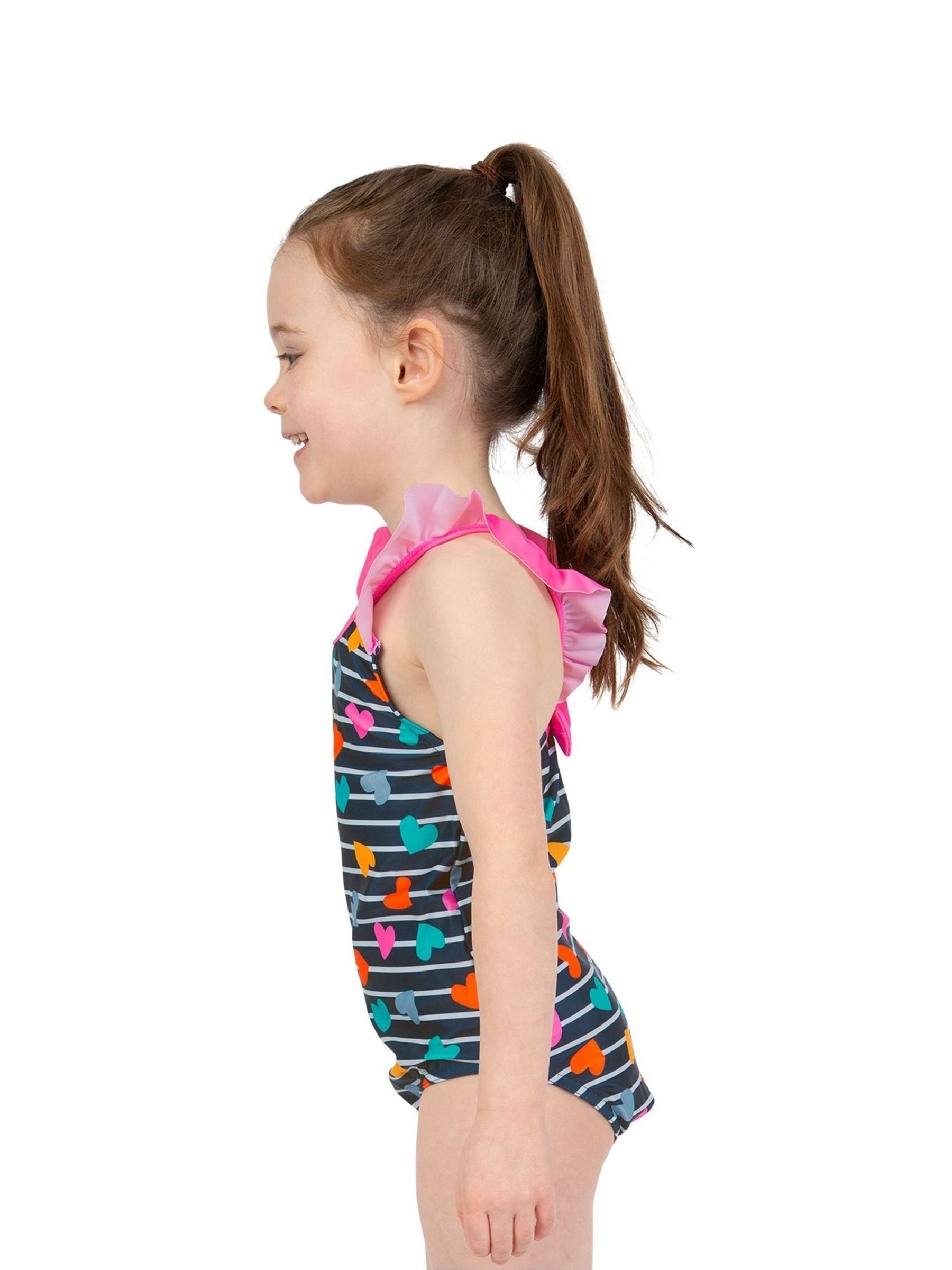Maillot De Bain Fille 3 Pièces - Haut + Culotte + Jupe à Rabat - Tissu Polyester/spandex - Idéal Fête, Halloween, Photos - 12