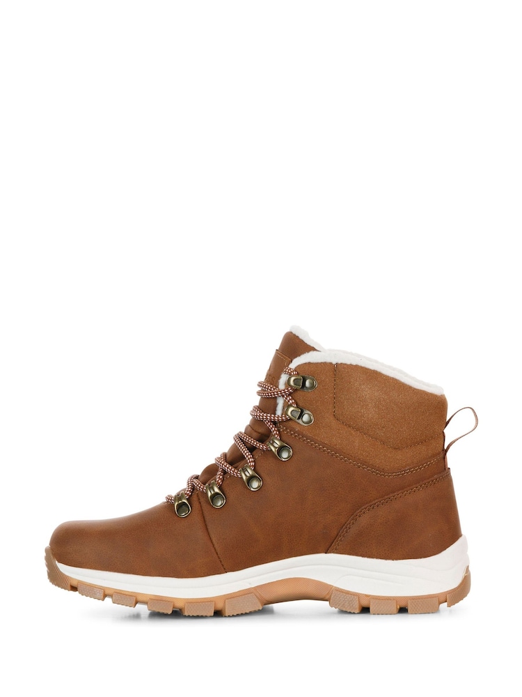 Trespass Blair Casual Brown Winter Boots - Image 2 of 6 Trespass Blair Casual Brown Winter Boots - Image 2 of 6