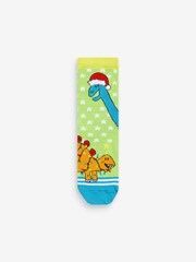 United Odd Socks Black Christmas Santa Saurus Socks - Image 4 of 10
