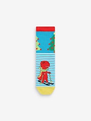 United Odd Socks Black Christmas Santa Saurus Socks - Image 8 of 10