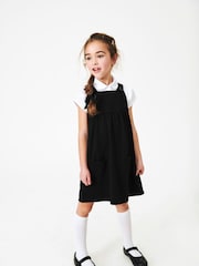 Black Jersey Stretch Pinafore School Dress (3-14yrs) - Image 1 of 6