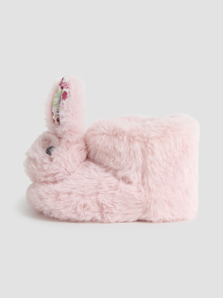 JoJo Maman Bébé Pink Rabbit Slippers - Image 3 of 3