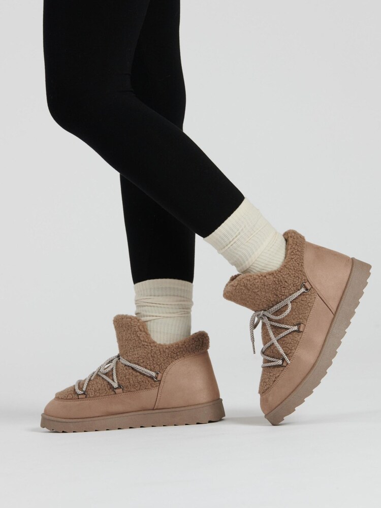 South Beach Brown Borg Mini Ski Snow Boots - Image 2 of 2