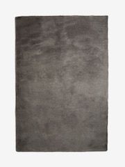 Natural Heathered Faux Fur Rug - Image 6 of 7
