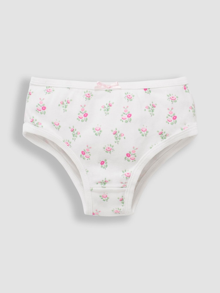 JoJo Maman Bébé Pink 3-Pack Briefs - Image 2 of 4