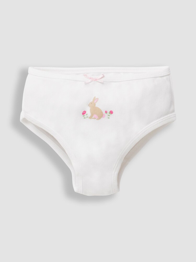 JoJo Maman Bébé Pink 3-Pack Briefs - Image 4 of 4