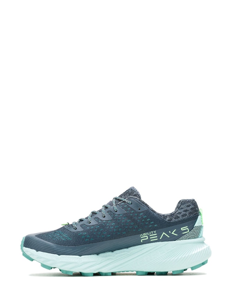 Merrell Blue Agility Peak 5 Running Shoes - Image 2 of 6