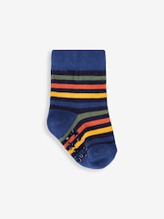 JoJo Maman Bébé Navy 3-Pack Dinosaur Socks - Image 4 of 4
