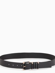 AllSaints Black Erma Keeper Belt - Image 2 of 5
