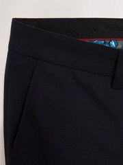 Navy Blue Regular Fit Suit Trousers - Image 7 of 8