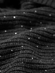 Grå - Mint Velvet Embellished Knit Scarf - Billede 3 af 3
