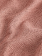 Pink Oversized Relaxed Fit Longline Washed Hoodie - Image 7 of 7