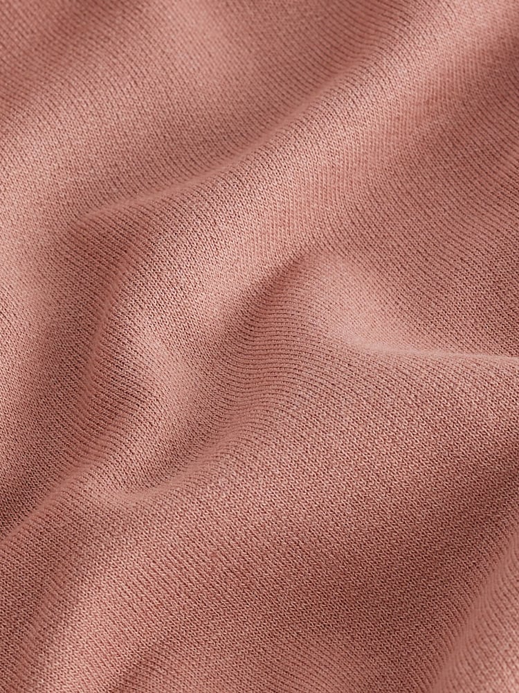Pink Oversized Relaxed Fit Longline Washed Hoodie - Image 7 of 7
