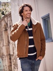 FatFace Brown Canvas Jacket - Image 1 of 7