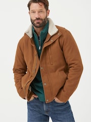 FatFace Brown Canvas Jacket - Image 3 of 7