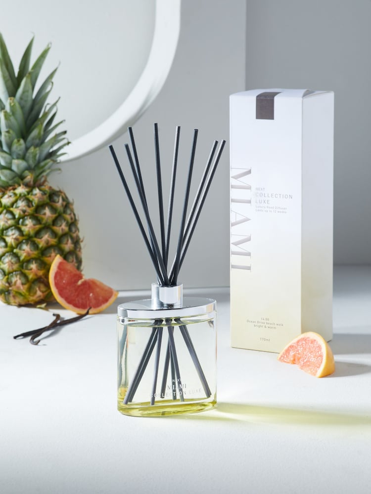 Collection Luxe Miami Grapefruit & Mango 170ml Fragranced Reed Diffuser Refill - Image 1 of 5