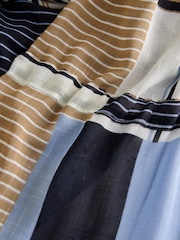 Blue Stripe Maxi Tie Waist Kimono Cover-Up - Image 8 of 8