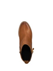 Dune London Brown Zip-Up Paicey Ankle Boots - Image 4 of 6