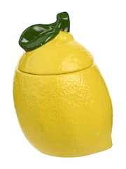 Widdop Yellow Lemon Sugar Jar - Image 1 of 2