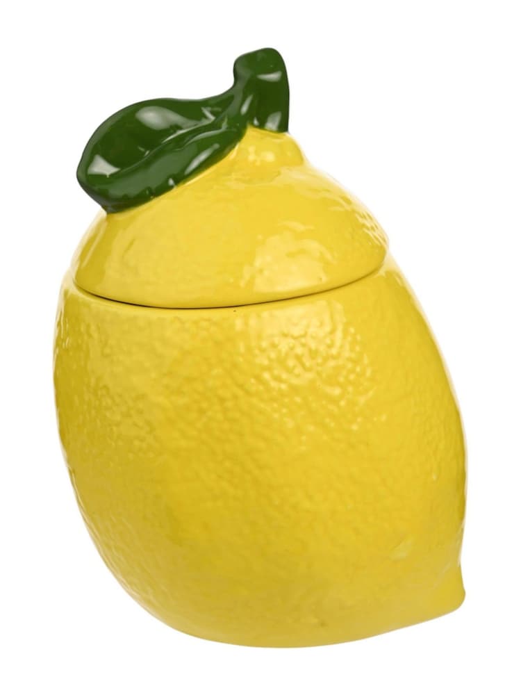 Widdop Yellow Lemon Sugar Jar - Image 1 of 2