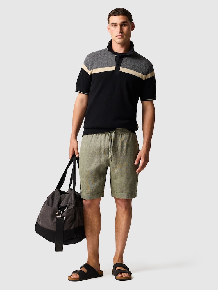 Rodd & Gunn Grey Barret Reef Knitted Polo Shirt - Image 2 of 5