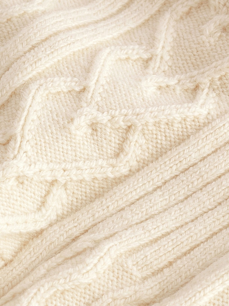 Cream Knit Heart Patchwork Tank Top - Image 8 of 8