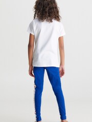 Calvin Klein Girls Knit White Pyjamas Set - Image 2 of 4