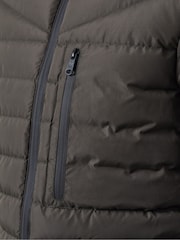 French Connection Green Row Funnel Jacket - Image 3 of 3