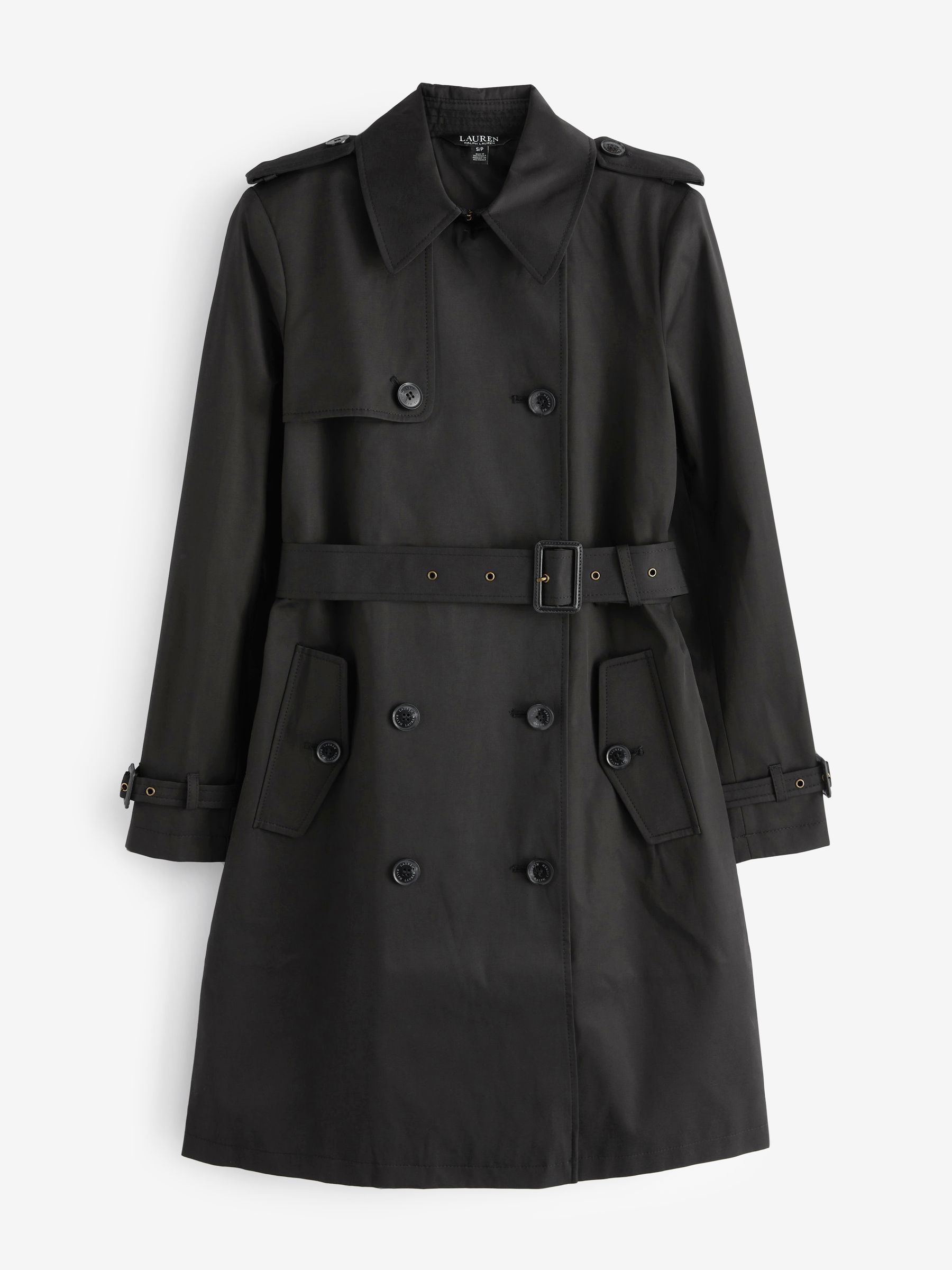 Buy Lauren Ralph Lauren Double Breasted Belted Trench Coat