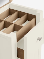 Chalk White Hampton Painted Oak Collection 4 Drawer Tall Chest Of Drawers - Image 7 of 8