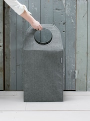 Brabantia Pepper Black 55L Rectangular Laundry 100% Cotton Bag - Image 3 of 6