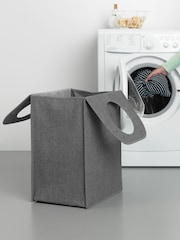 Brabantia Pepper Black 55L Rectangular Laundry 100% Cotton Bag - Image 5 of 6
