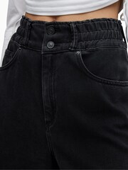 AllSaints Black Wide Leg Hailey Jeans - Image 5 of 7