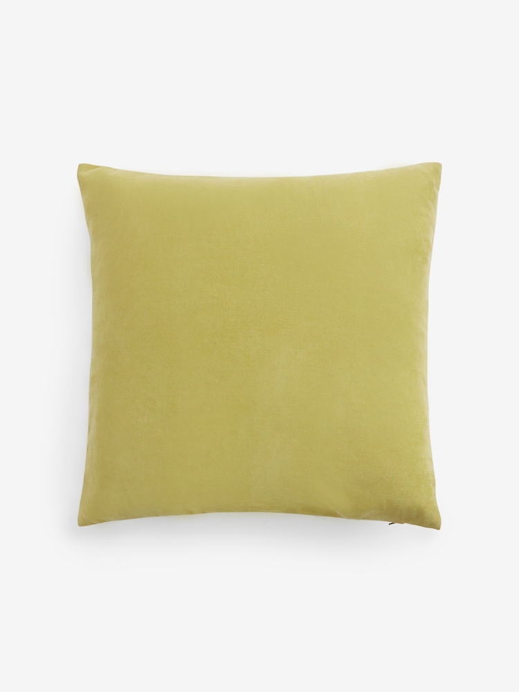Bright Green Leaf 50 x 50cm Cushion - Image 4 of 4