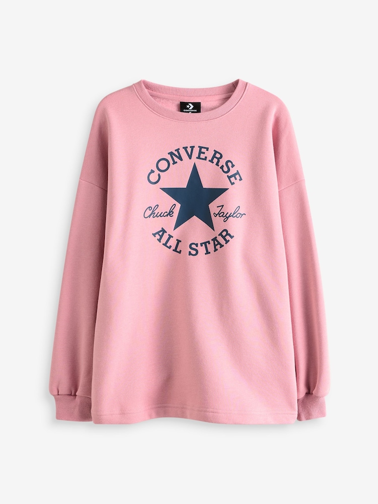 Converse Blue Crew and Leggings Set - Image 2 of 7